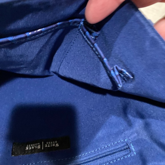 White House Black Market blue clutch - Picture 5 of 8